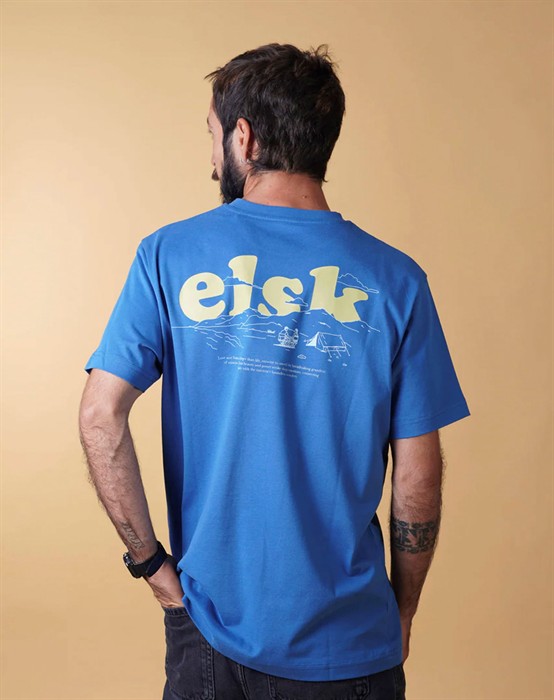 Elsk - Horizon Mens T-shirt - Storm Blue